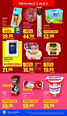 akční leták Lidl 5.2.2026-8.2.2026
