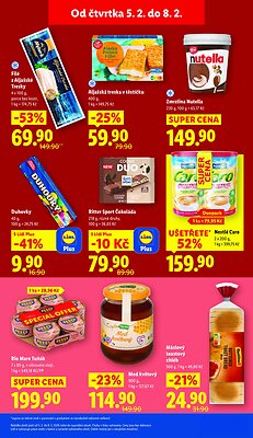 akční leták Lidl 5.2.2026-8.2.2026
