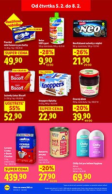 akční leták Lidl 5.2.2026-8.2.2026