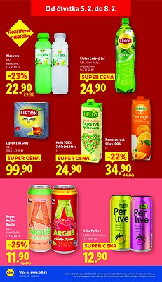 akční leták Lidl 5.2.2026-8.2.2026