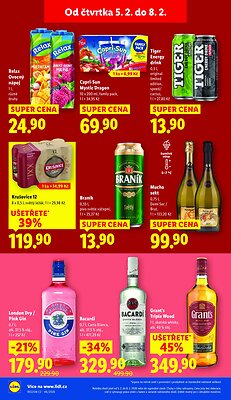 akční leták Lidl 5.2.2026-8.2.2026