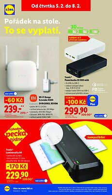akční leták Lidl 5.2.2026-8.2.2026