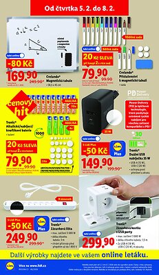 akční leták Lidl 5.2.2026-8.2.2026