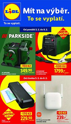 akční leták Lidl 2.2.2026-8.2.2026