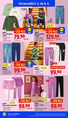akční leták Lidl 2.2.2026-8.2.2026