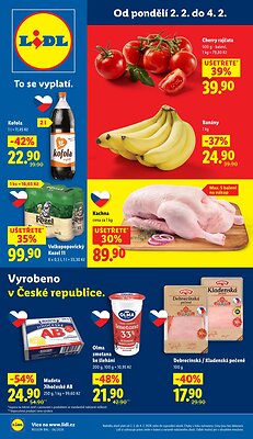akční leták Lidl 2.2.2026-4.2.2026
