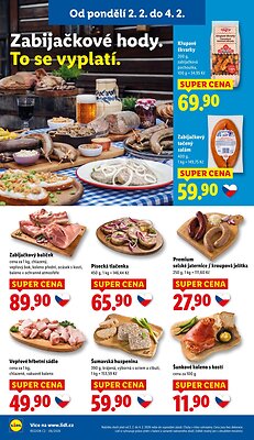 akční leták Lidl 2.2.2026-4.2.2026