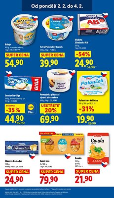 akční leták Lidl 2.2.2026-4.2.2026