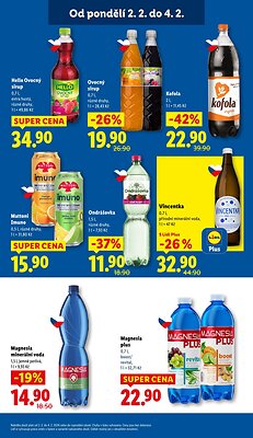 akční leták Lidl 2.2.2026-4.2.2026