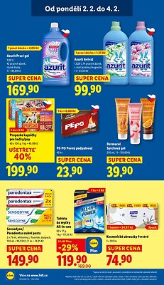 akční leták Lidl 2.2.2026-4.2.2026