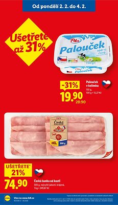 akční leták Lidl 2.2.2026-4.2.2026