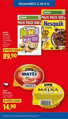 akční leták Lidl 2.2.2026-4.2.2026