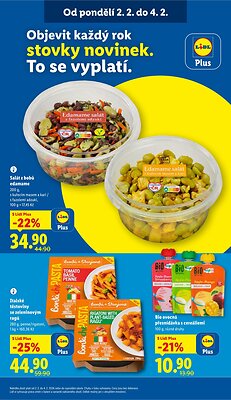 akční leták Lidl 2.2.2026-4.2.2026