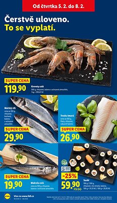 akční leták Lidl 5.2.2026-8.2.2026