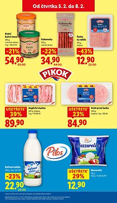 akční leták Lidl 5.2.2026-8.2.2026