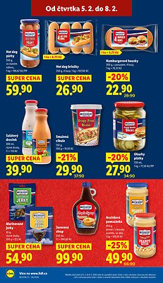 akční leták Lidl 5.2.2026-8.2.2026