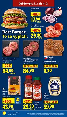 akční leták Lidl 5.2.2026-8.2.2026