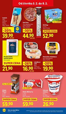 akční leták Lidl 5.2.2026-8.2.2026