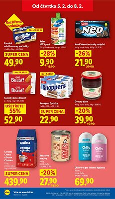 akční leták Lidl 5.2.2026-8.2.2026