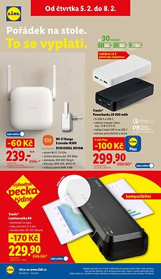 akční leták Lidl 5.2.2026-8.2.2026