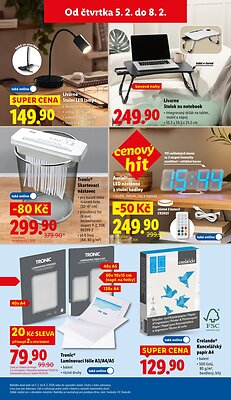 akční leták Lidl 5.2.2026-8.2.2026