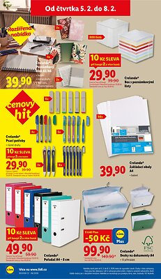 akční leták Lidl 5.2.2026-8.2.2026