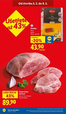 akční leták Lidl 5.2.2026-8.2.2026