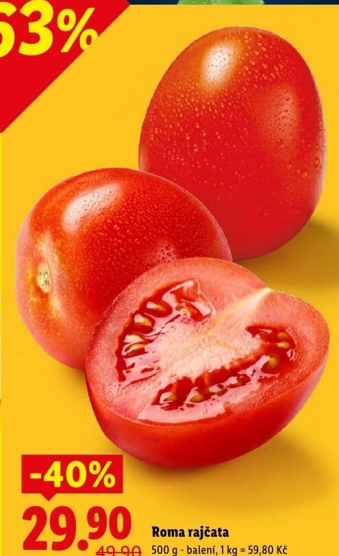 Rajčata cherry Roma