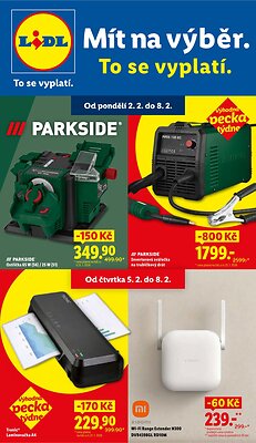 akční leták Lidl 2.2.2026-8.2.2026