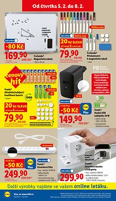 akční leták Lidl 2.2.2026-8.2.2026
