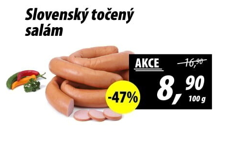 Salám slovenský točený