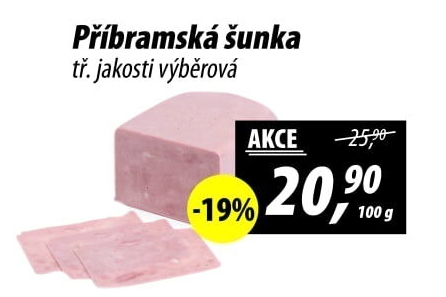 Šunka výběrová příbramská