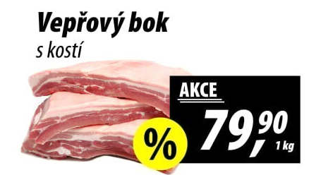Vepřový bok s kostí