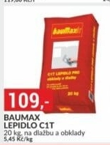 Lepidlo na obklady a dlažbu C1T baumax