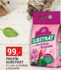 Substrát pro orchideje a bromelie Profík
