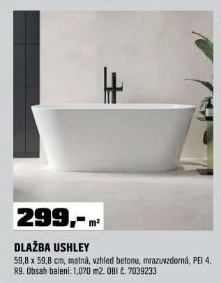 Dlazba 1.07qm USHLEy Béžová AB4 R9