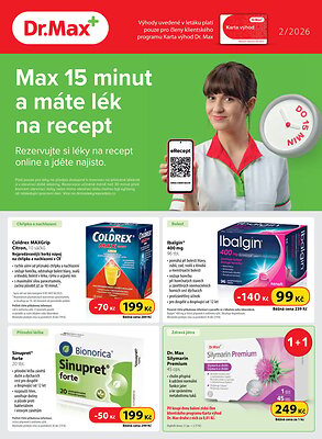 akční leták Dr. Max 1.2.2026-28.2.2026