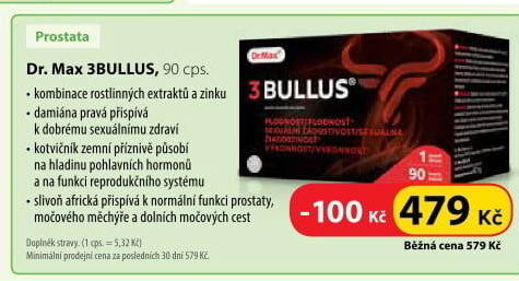 Doplněk stravy 3BULLUS Dr.Max