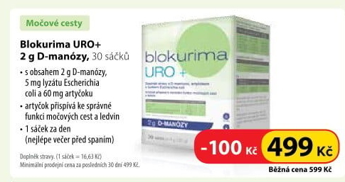 Doplněk stravy Blokurima URO+ Ona Pharm