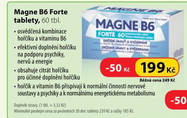Doplněk stravy Forte Magne B6 Sanofi
