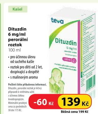 Roztok na suchý kašel Dituzdin