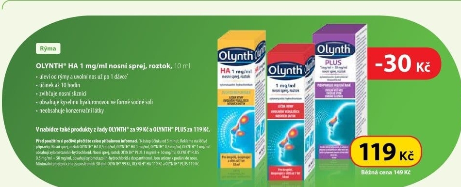 Sprej nosní 0,1% Olynth