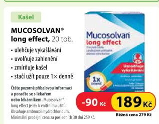 Tobolky Long Effect Mucosolvan