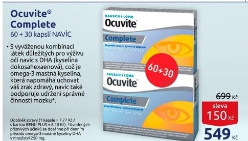 Doplněk stravy Complete Ocuvite