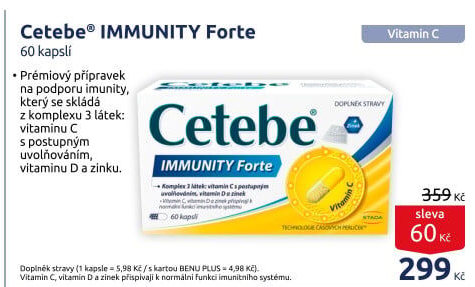 Doplněk stravy Immunity Forte Cetebe
