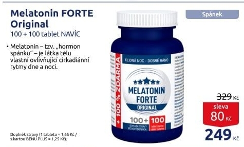 Doplněk stravy Melatonin Forte
