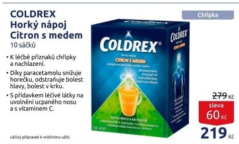 Horký nápoj Coldrex