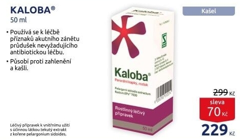 Kapky proti kašli Kaloba
