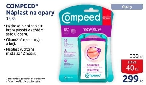 Náplast na opary Compeed