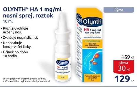 Sprej nosní HA 0,1% Olynth